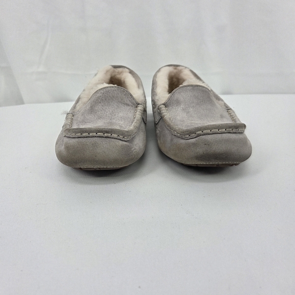 UGG Women's Tan Suede Slippers - Picture 4 of 10